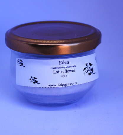 Lotus flower candle